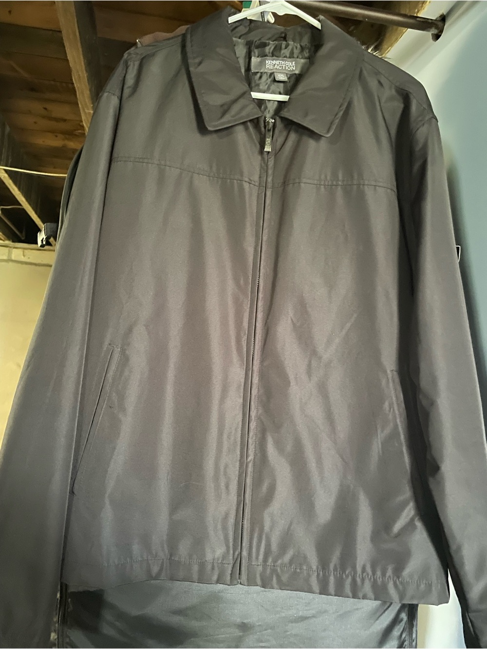 Kenneth Cole Reaction Black Quilted Puffer Jacket